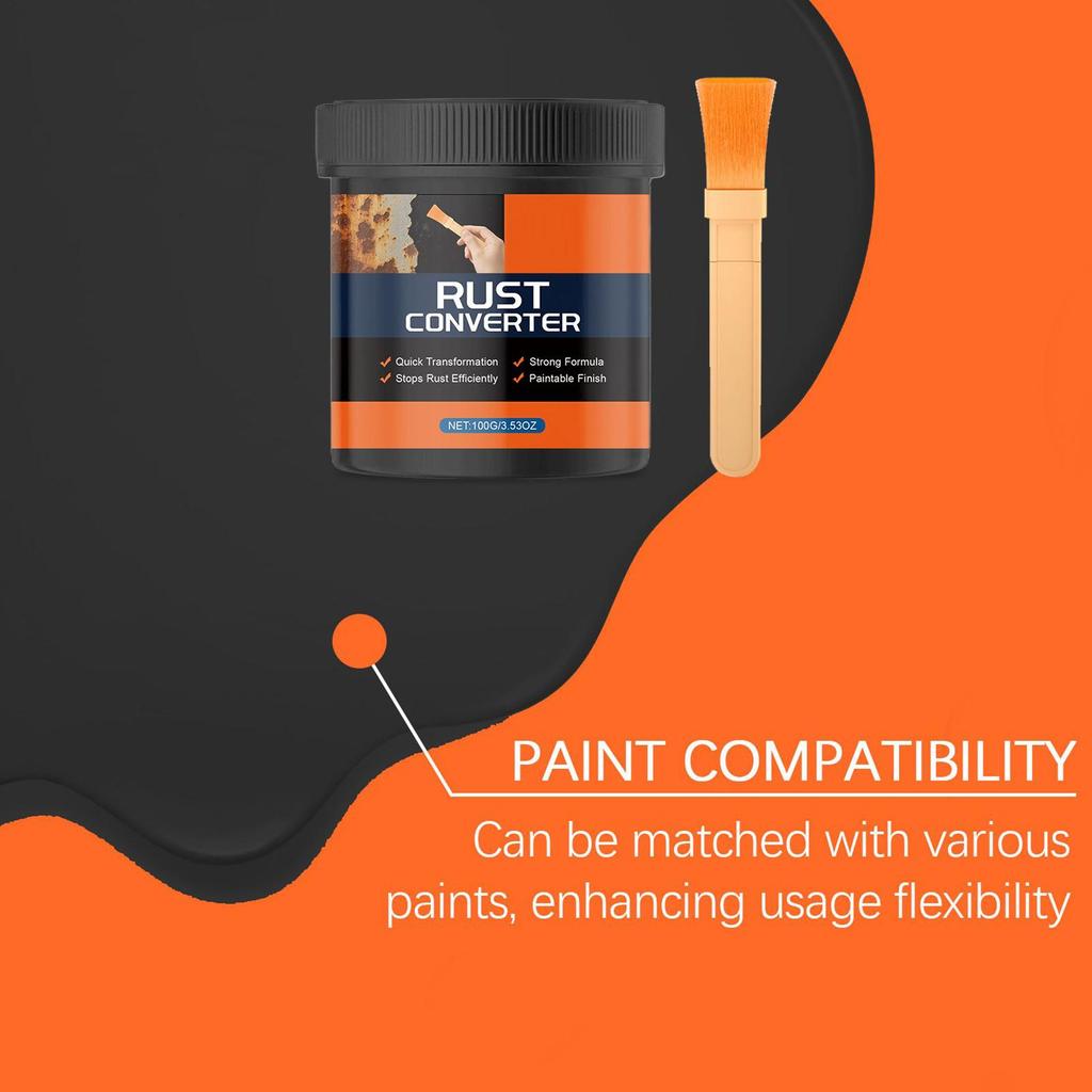 Rust Neutralizer For Metal Universal Effective Professional Repair Spray Rust Inhibitor Coating Paint For Iron Steel Tools Doors