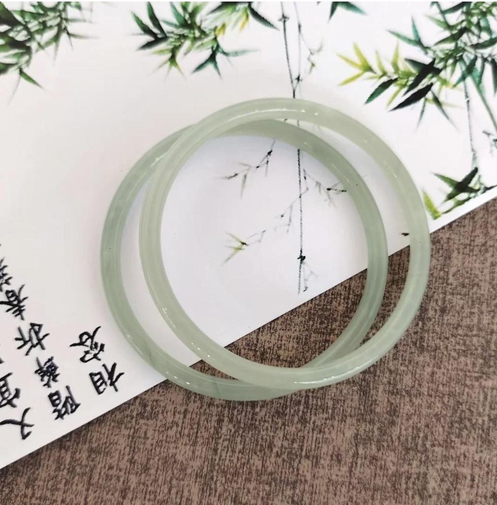 12mm Peach Blossom Brew Violet Bracelet - Chinese Style Qipao Accessory