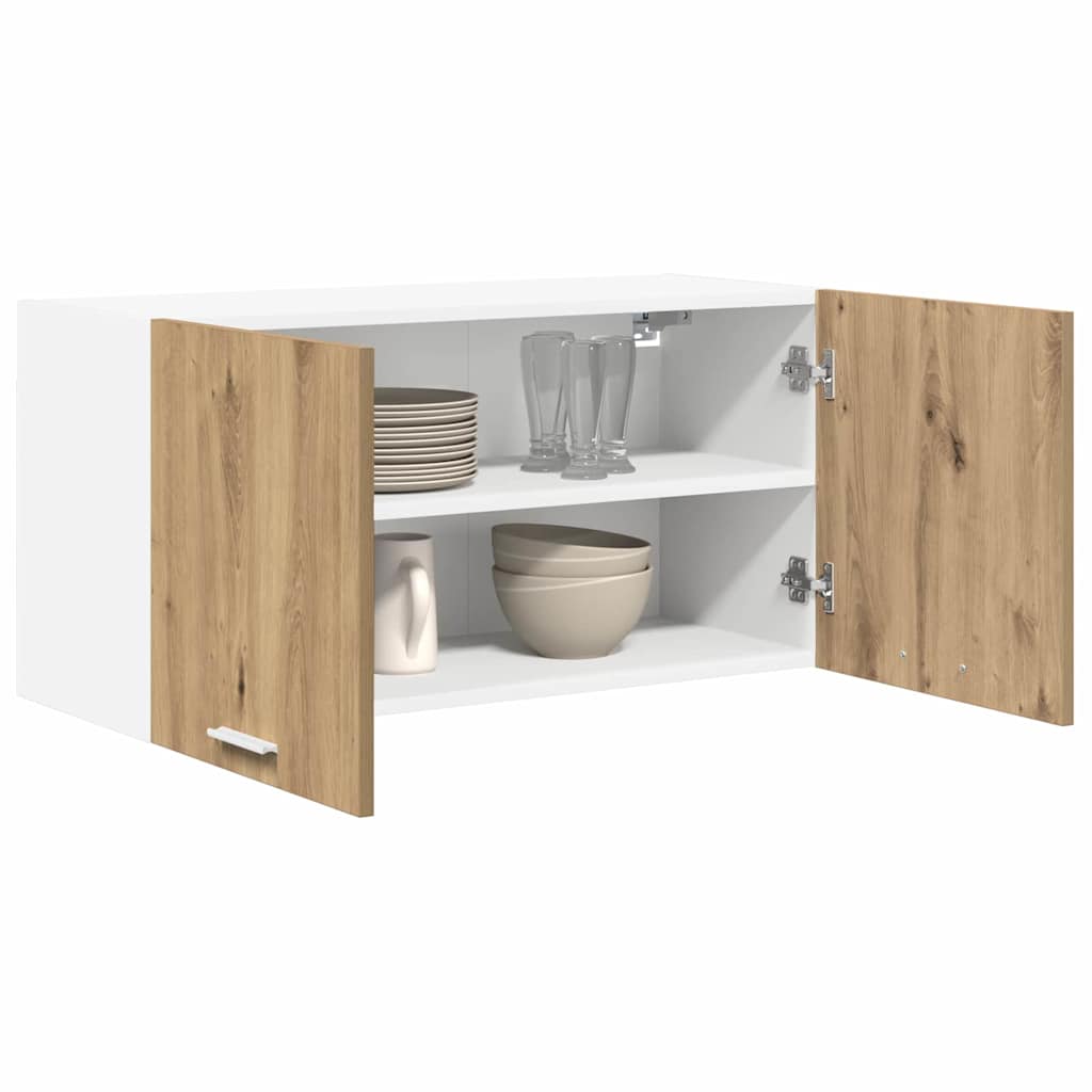Wall Cabinet Artisan Oak 80 X 31 X 40 Cm Engineered Wood
