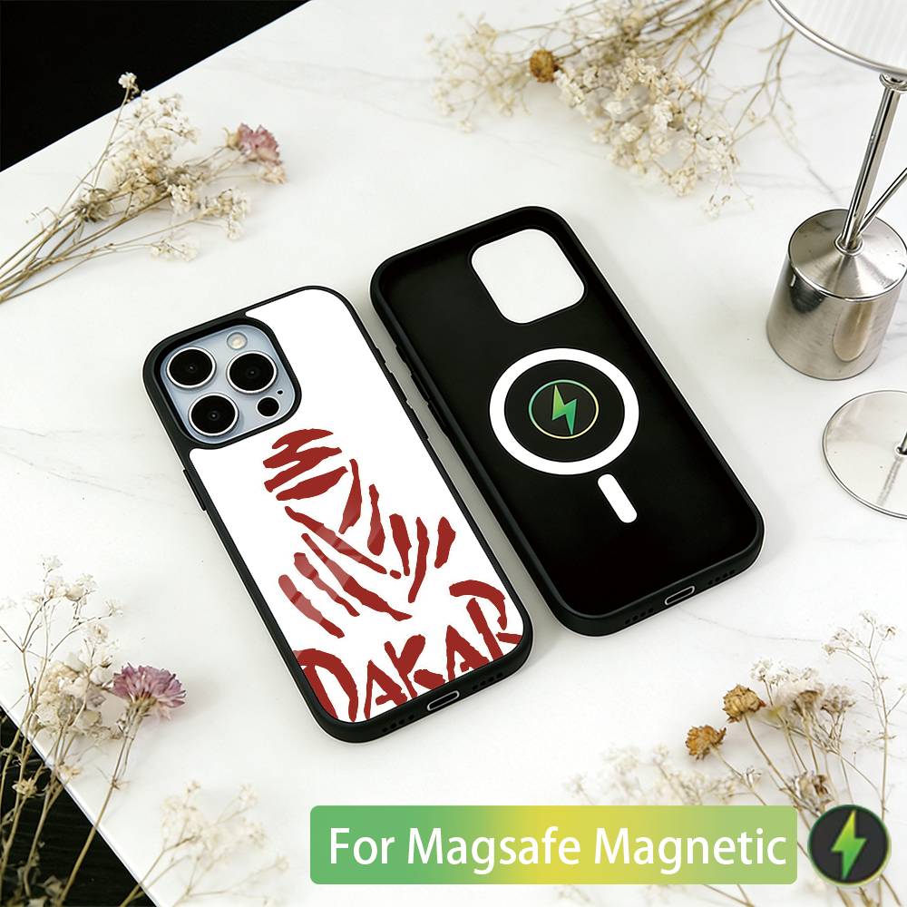 

R-rally D-dakar logo Phone Case For iPhone17,16,15,14,13,12,11 Plus,Pro Magnetic For Magsafe Wireless Charging iPhone15Pro