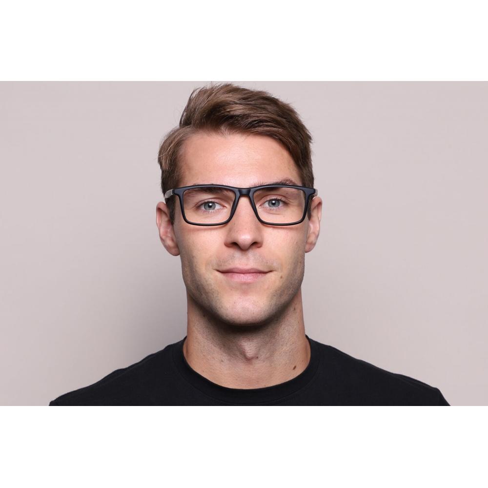 Full Rim Rectangle Matte Black Smartbuy Collection Hyon M7027 C3 Fashion Unisex Eyeglasses