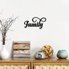 Wrought Iron Metal Word Wall Sign Cursive Decorative Accent Hanging Art Home Decor Living Room Bedroom Gift