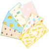 Half Set of Made In Japan with for Boys and Cute Half Suitable for Nursery and Elementary School Students Kids' Handkerchiefs, 6, 100% Cotton, Soft,
