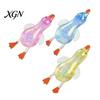 Stretchy Duck Squeeze Toy 2/3/6Pcs Mini Glitter Transparent Lying Anxiety Relief Slow Rising Sensory Stress Ball Animal Shape