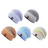 Women Winter Knitted Hat Thickened Tie Dye Gradient Rainbow Color Warm Anti Slip Windproof High Elasticity Ear Outdoo