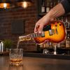 Forma Creativa di Chitarra Forma di Bottiglia di Liquore Bottiglia di Vino, Caraffa di Grande Capacità, Tappo a Vite Vetro Borosilicato Decorativo per Bar Birra per Conservazione E