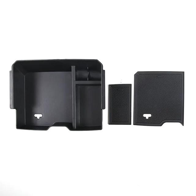 New Upgrade Armrest Box Storage Tray Rib Fin Strong Organizer Holder For Ford Ranger T9 2023+
