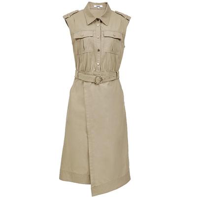 Women's Workwear Sleeveless A-Line Midi Dress
