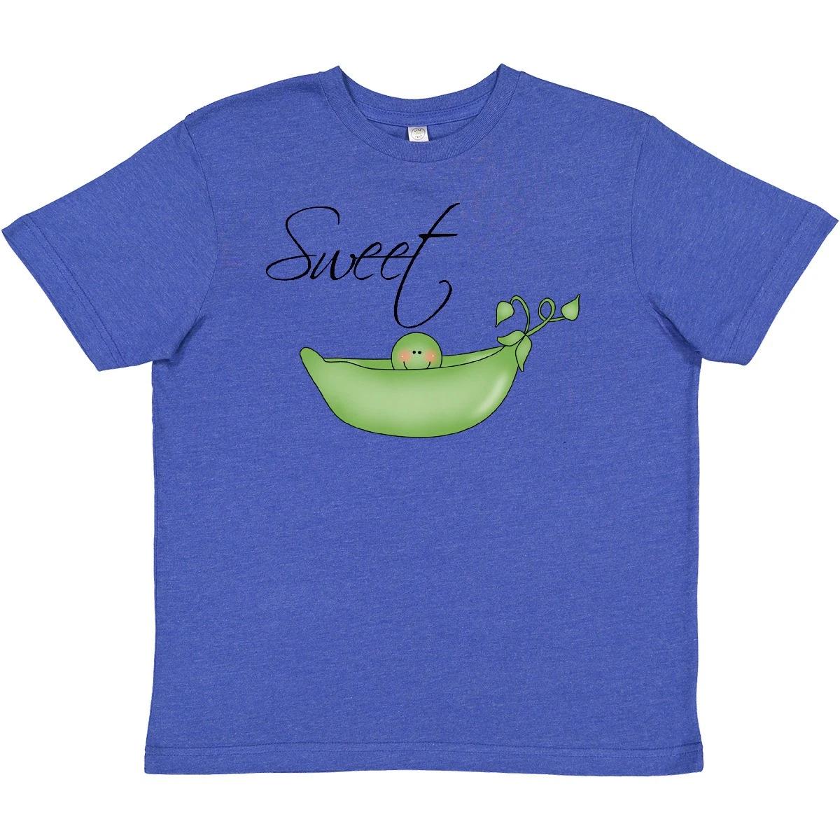 

Inktastic Sweet Pea Youth T-Shirt Baby Gift Shower Pods Cursive Vine Script Cute 130