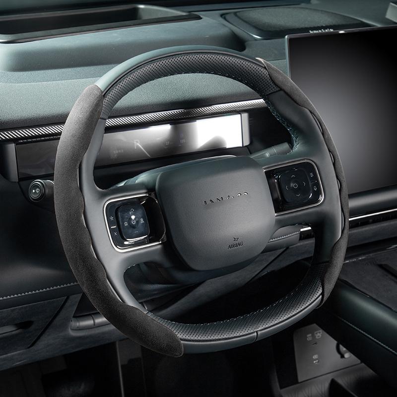 For Lynk&Co 900 2025-2026 Steering Wheel Cover All-season Anti-slip Automobile Modification Supplies Absorb Sweat Comfort