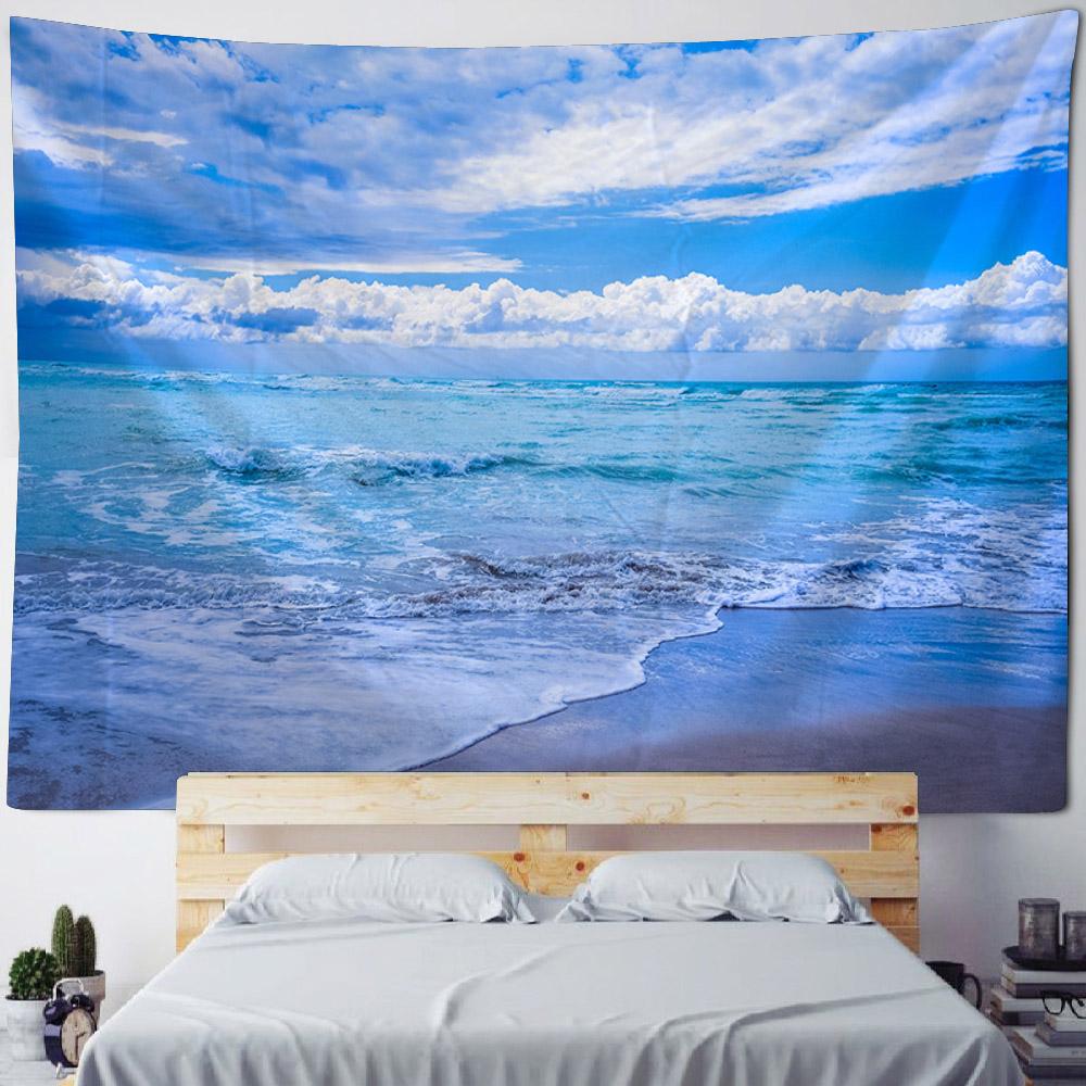Bedroom Living Room Wall Tapestry Home Decoration Aesthetics Landscape Wall Mounted Background Poster Mural Hanging Cloth