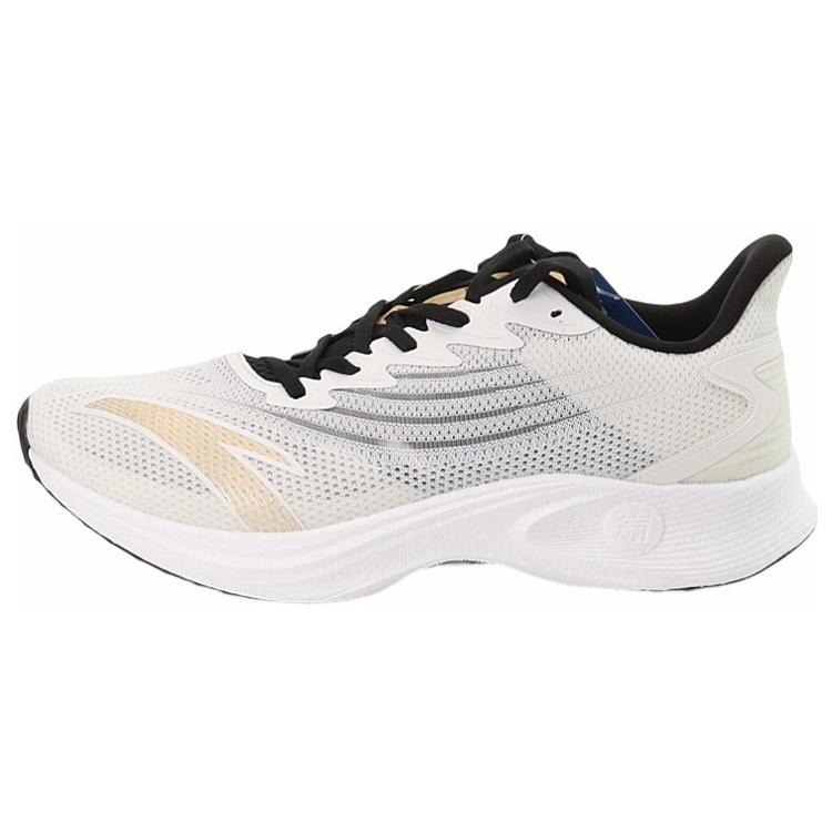 

Anta MACH 2.0 Cushioned Slip Resistant Abrasion Resistant Breathable Low Top Running Shoes Men s White Black 44