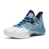 Anta Shock Wave 4 Husky Cushioning Anti-Slip And Wear-Resistant Low-Top Performance Basketball Shoes Blue White 112241106-4