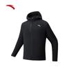 Anta Men's Water-Repellent Fleece-Lined Hooded Jacket