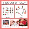 24-panel Christmas DIY Bracelet And Necklace Box, Festive Atmosphere, Fun And Creative Small Jewelry Set.
