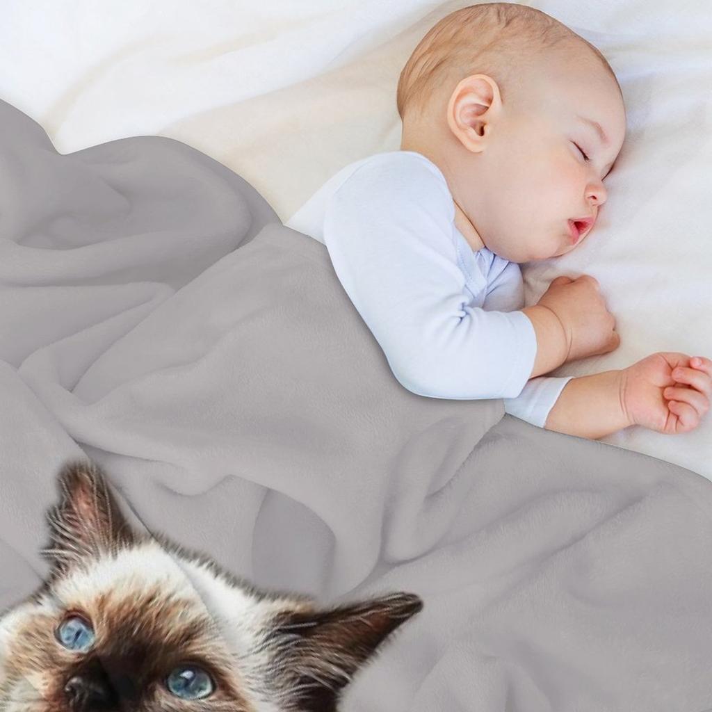 Gatto Ragdoll Bambola di Pezza Gattino Birmano Seal Point Coperta Plaid Per coperte e coperte per bambini Coperte Turistiche Vintage