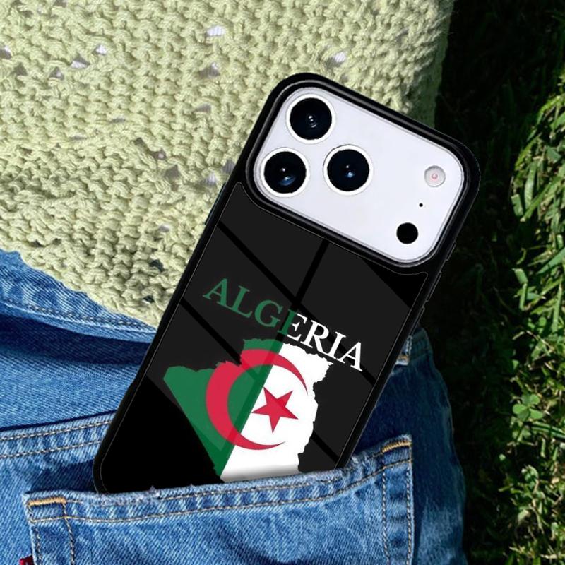 Algerian Algeria Passport Bumper Phone Case Cover for IPhone 11 12 13 14 15 16e 17 Pro Max Coque for IPhone 17 Air iPhone 11 Pro Max