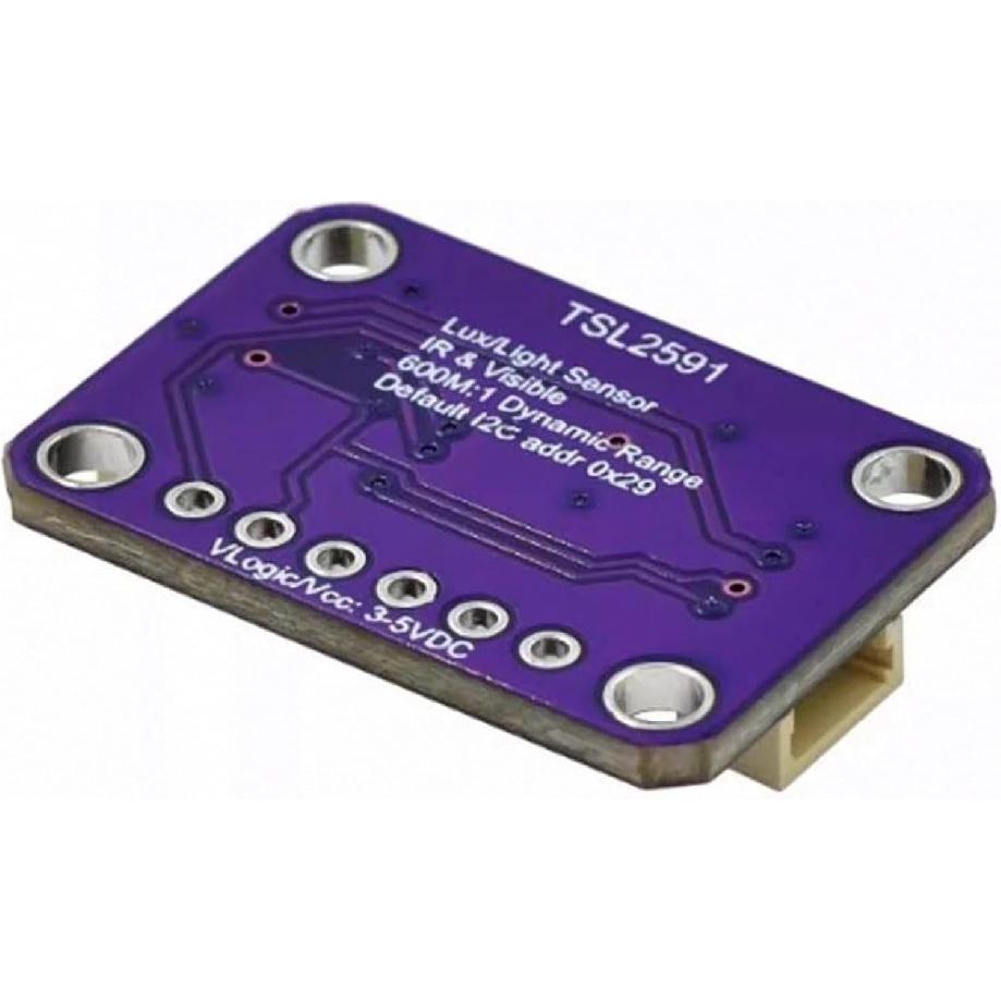 1pcs TSL2591 Digital Light Sensor Breakout Module High Dynamic Digital Optical Sensor Module I2C High Range Optical Sensor 3.3V-5V for QWIIC with