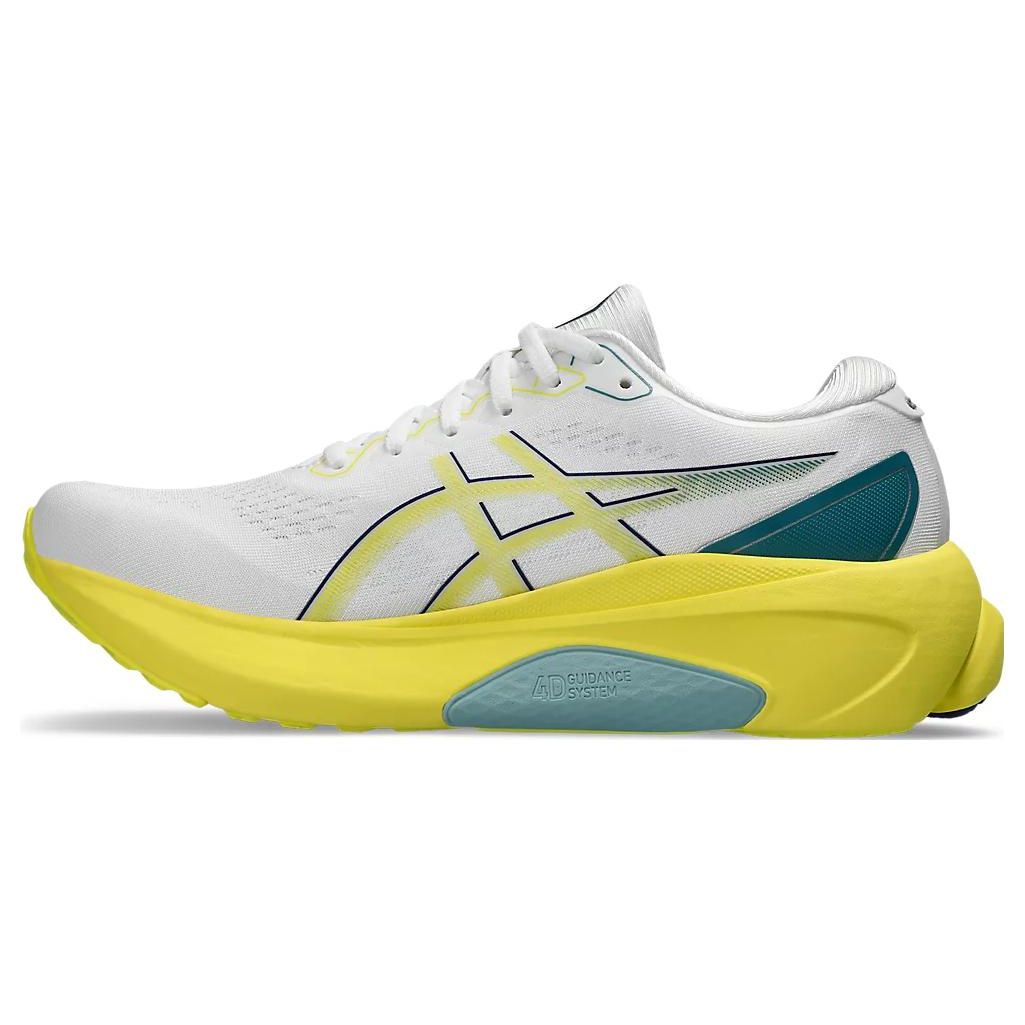 Asics Gel Kayano 30 White Bright Yellow Men Sneakers 1011B548-101 41.5