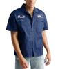 Fast And Furious Series Solid Color Short Sleeve Shirt Men Shirts 637906-01