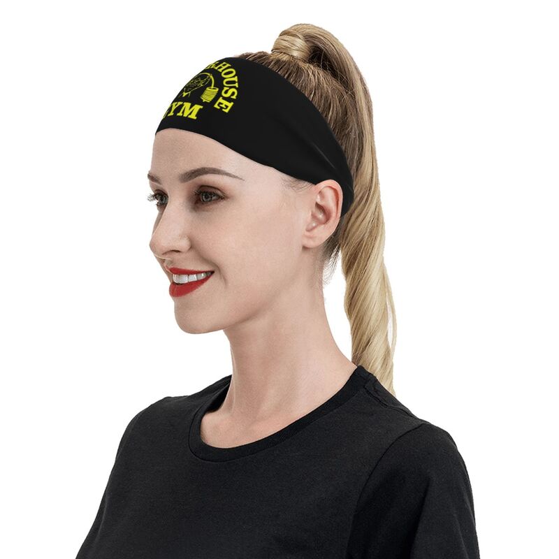 Powerhouse Gym Sports Sweatband Head Bands Unisex Sweat Absorbing Headbands Suitable for Running Yoga Fitness Football Exercise