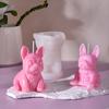 French Bulldog Shape Silicone Soap Mold DIY Silicone Candle Molds Clay Mould Silicone Soap Making Tool Silicone Material