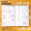 Kokuyo Jibun Techo Mini First Kit Notebook 2026 Monthly/Weekly B6 Slim Pink NI-JFM1P-26, Starts Nov. 2025