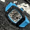 JYL Men's Watch Cool Multi-function Waterproof Silicone Strap