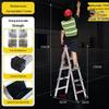 Miling Heavy-Duty Folding Aluminum Work Platform Ladder