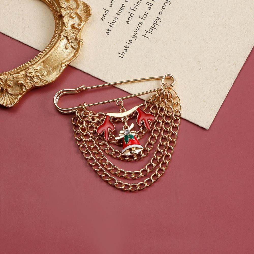 Cartoon Waistband Pin Snowflakes Dress Shawl Clip Simple Enamel Badge Clothing Accessories