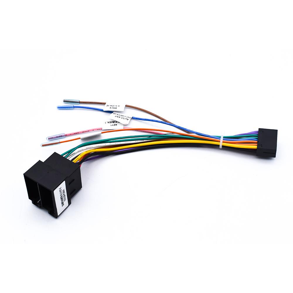 

16P Male Plug ISO Female Connector Wiring Harness 16 Pin to ISO Cable Adapter Universal Accessories For Car Android Head Unit A