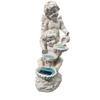 European Style Solar Angel Resin Water Flow Lights for Garden Decor