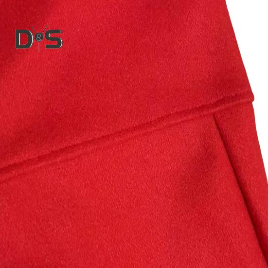 Sobretudo de inverno feminino com cinto, gola virada para baixo, bolsos, cardigan de cor pura, casaco de comprimento médio, mangas compridas, térmico, para deslocamento, namoro, casaco de inverno