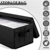 2/3/4Pcs DVD Storage Box Stackable DVD Case Holder Nonwoven Fabric CD Organizer Case Dustproof Foldable Disc Holder Organizer