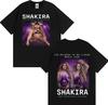 Camisetas Shakira Las Mujeres Ya No Lloran Estampado Doble Cara Unisex Moda Retro Camisetas Cómodas Ins Yk