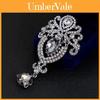 Fashion Crown Crystal Brooch Alloy Jewelry Accessory For Women