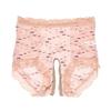 Japanese sexy small floral lace open-crotch triangle panties for women's pure desire to seduce sex, large size high-waisted breathable panties