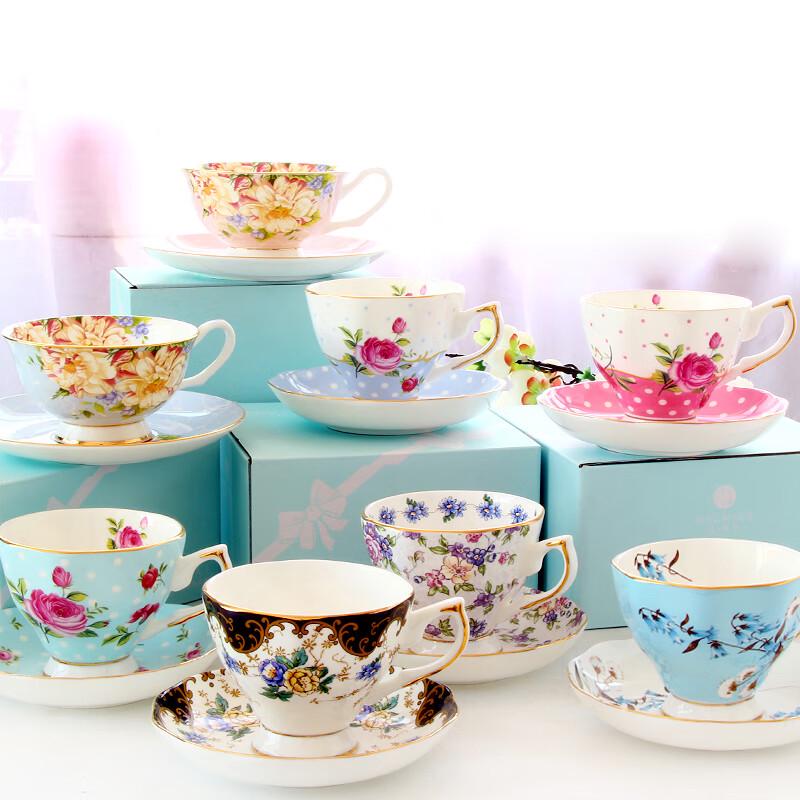 Exquisites europäisches Bone China Kaffee- & Teeservice