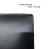 RSINC Slim Thin Leather Handmade Credit,Cash Wallet Holder Bifold | Black Three. B0DS13LWFP