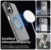 Transparent Case For Motorola Moto G35 Case Moto G35 G 35 5G Magnetic Adsorption Wireless Charge Back Cover For Moto G35 Case