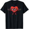 Valentines Day Weightlifting Workout Fitness Gym Men Women Cotton Men T Shirt