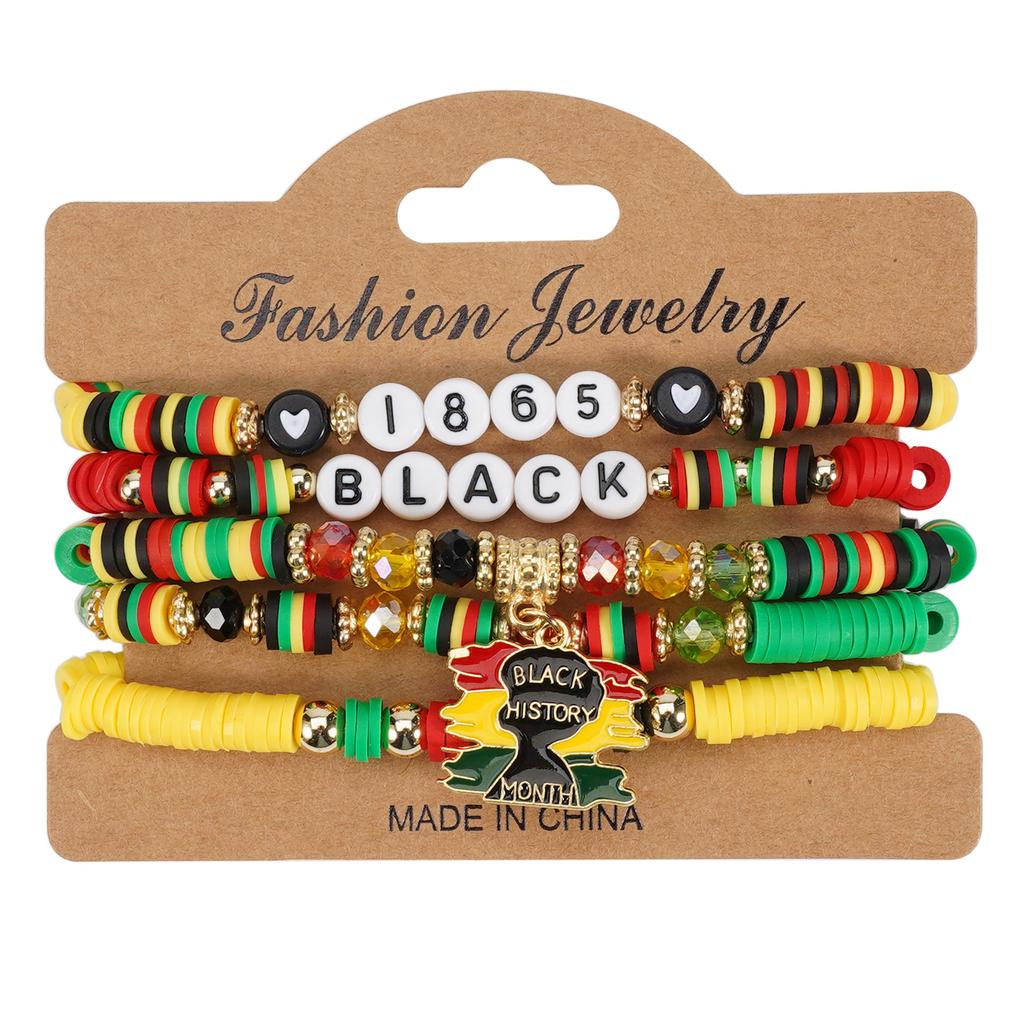 JYL TS Bracelet Bohemian Independence Day  Beads Enhances Pride