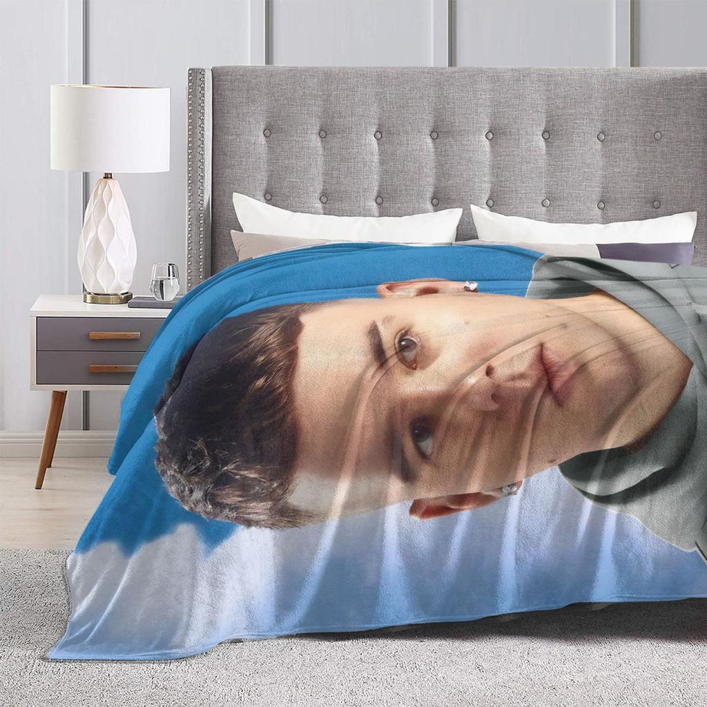 Super Soft Blanket Decorative Rapper Quevedo Music Throw Blanket Flannel Bedspread For Bedroom Funny Sofa Bed Cover