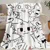 Cute Boykisser Silly Cat Blanket Soft Comfortable Nap Plush Suitable For Iiving Room Office Bedroom Birthday Home Kid Gift