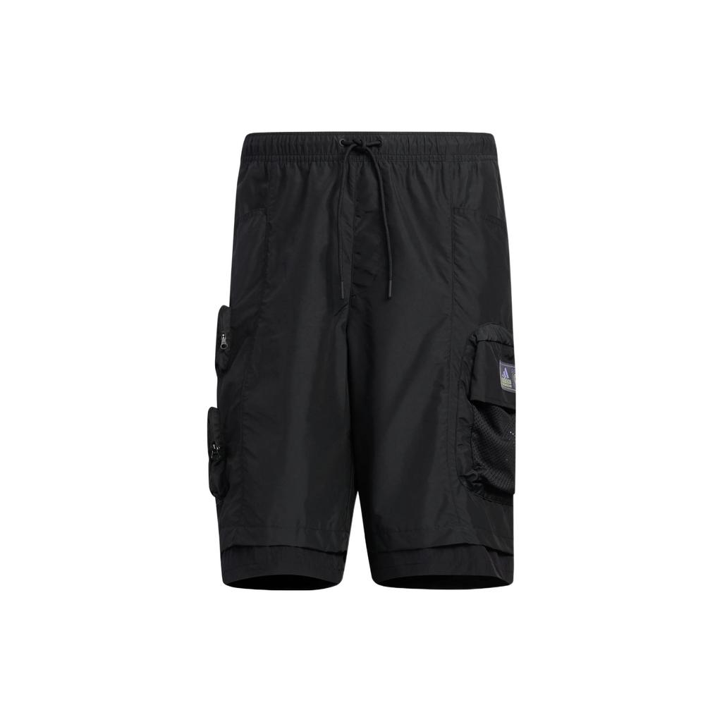 adidas Herren Cargo Shorts Schwarz HE7436