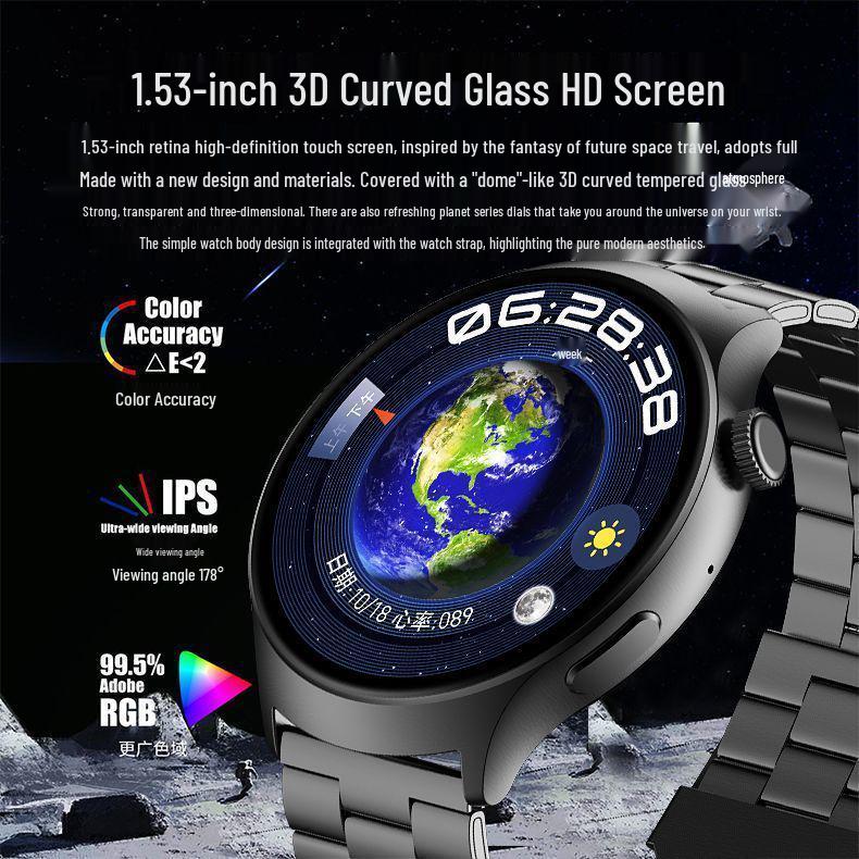 Planet Series Smartwatch: Multifunctional Bluetooth with NFC, Sports Health, Payment, Call & Voice Assistant