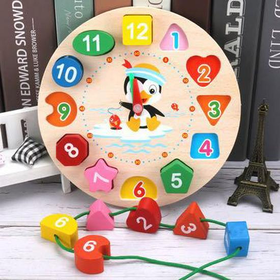 Seven-Layer Wooden Rainbow Stacking Tower - Early Education Toy for Infants