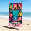 Bad Stylish Digital Printing Beach Towel Quick Drying Absorbent Blanket For Beach Pool Gym Travel Christmas Gift C9211752