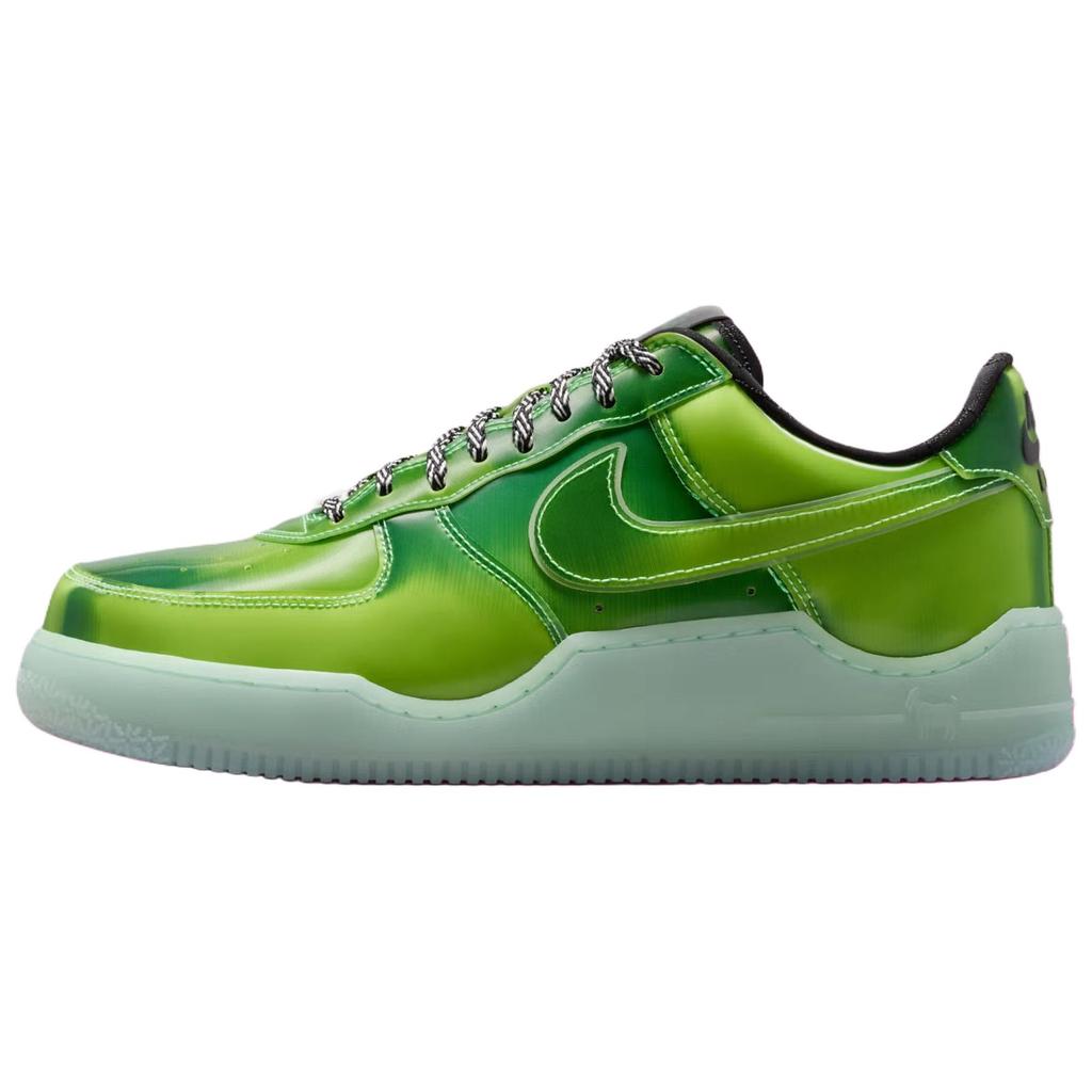 Nike Air Force 1 Low Premium Lebron James - LA Unisex Sneakers White Voltage-Green Multi-Color-Black-Chlorophyll IQ5368-300