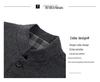Hengyuanxiang Men's Wool Stand-Up Collar Zhongshan Jacket - Casual Woolen Coat for Seniors